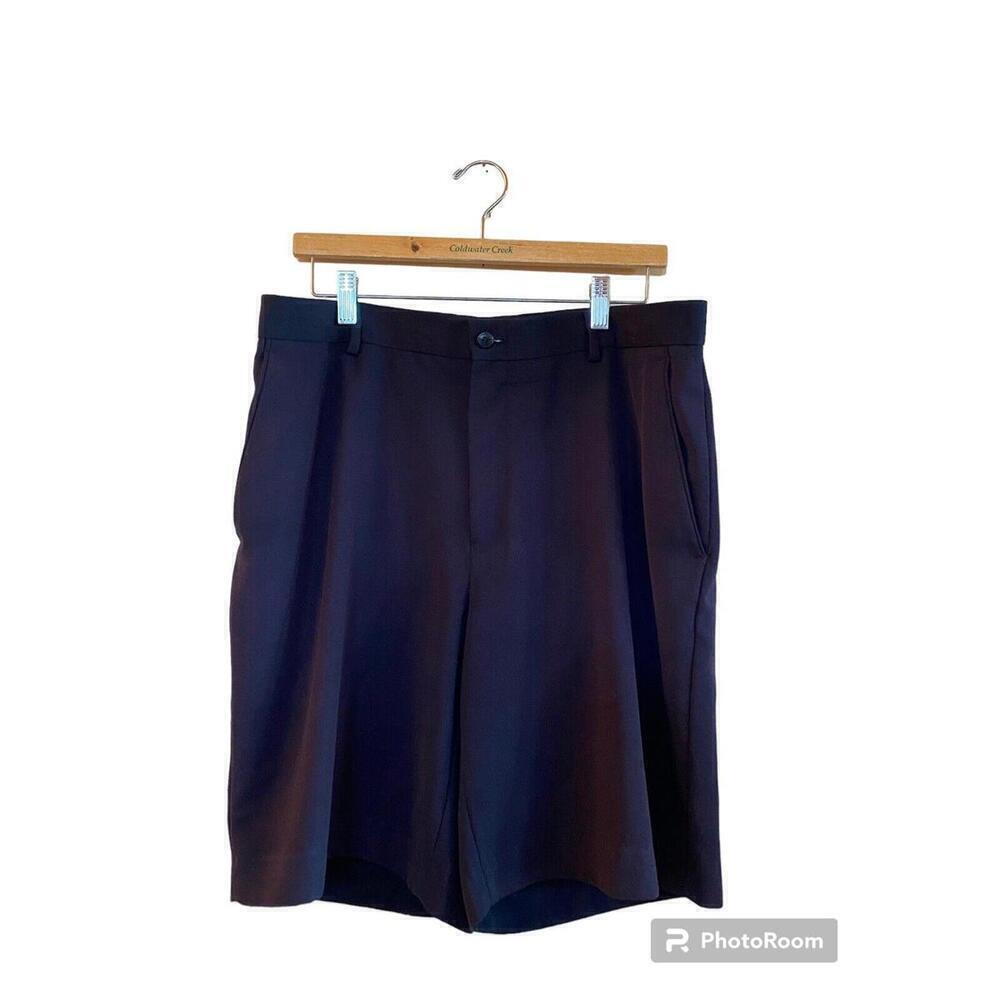 Alan Flusser golf shorts Sz.36 Navy Blue